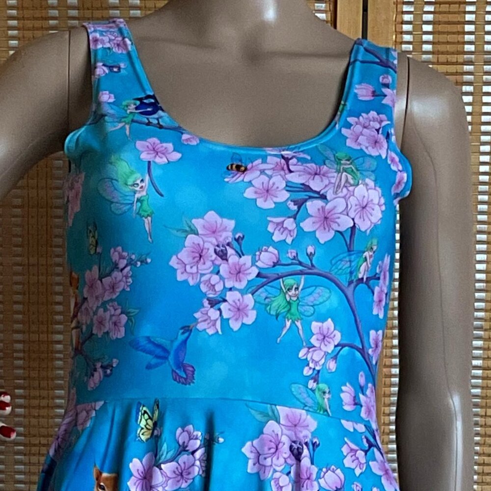 Blackmilk Bottom of the Garden Midi Dress with Pockets